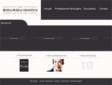 Tablet Screenshot of bourguignon.com